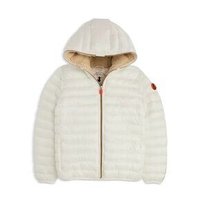 Save The Duck, Girls cassy cozy puffer jacket white, new with tags